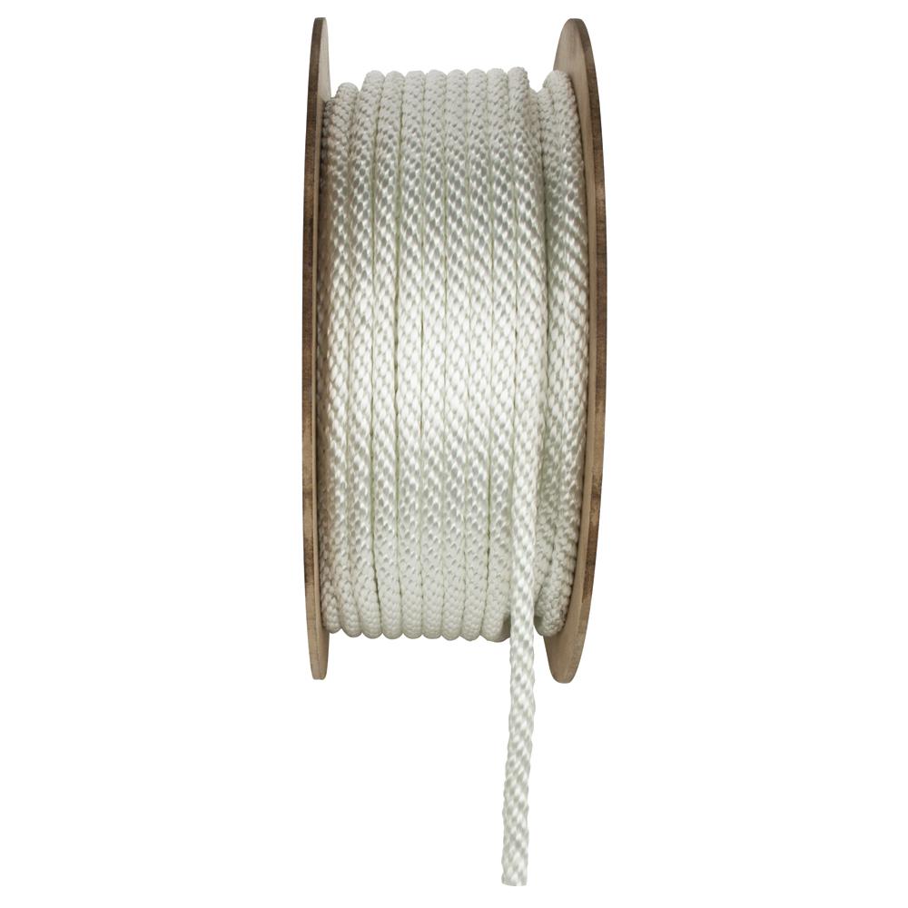 Bronze nylon rope assembly with wire core 50 feet of 3/16 - Eagle Mountain  Flag