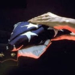 Military funeral flag - burial flag -5 Ft x 9.5 Ft