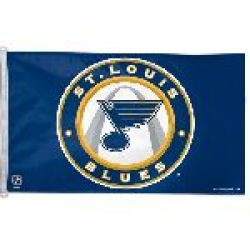 Fremont Die 2324587967 3 x 5 ft. St. Louis Blues Banner Flag