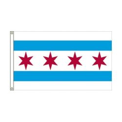City of Chicago Illinois flag