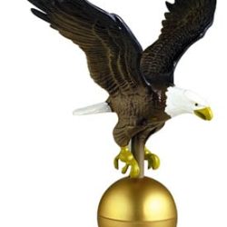 Painted Flagpole Eagle