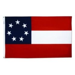 Stars and Bars Flag 3 x 5 Ft Nylon