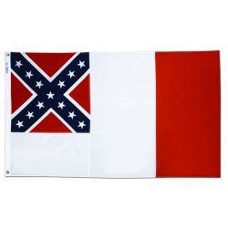 Third Confederate Flag 3 x 5 Ft Nylon