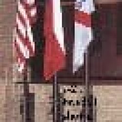 V-21 Commercial Vertical Wall Mount Flagpole