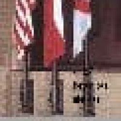 V-22 Commercial Vertical Wall Mount Flagpole