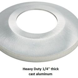 cast aluminum flagpole collar