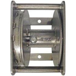 Stainless steel flagpole winch